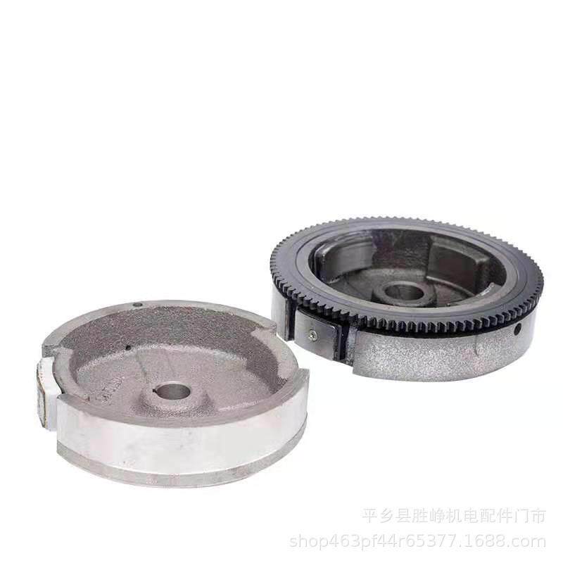 5KW汽油发自电机配件88油机磁电机飞轮1CFE88F带马1汽达磁飞轮