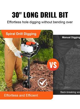 VEV钻OR柱式挖孔机5cc1JIU450W燃油螺旋土柱式挖孔机2气动挖机