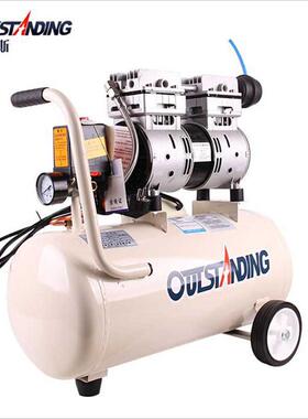 奥突斯空压机无静音爆款8030W-0L空气压油气缩机1钉角机专用泵