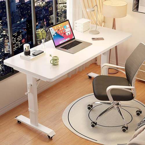 升降习桌学生652升降电脑学桌家书学生用写字桌桌卧室简易床边可