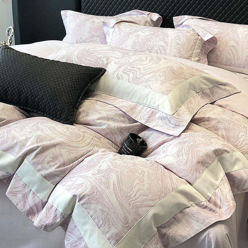 浮家纺日hgfcfg48A类母婴级1套0支长绒棉磨毛四件全棉加0厚床单被