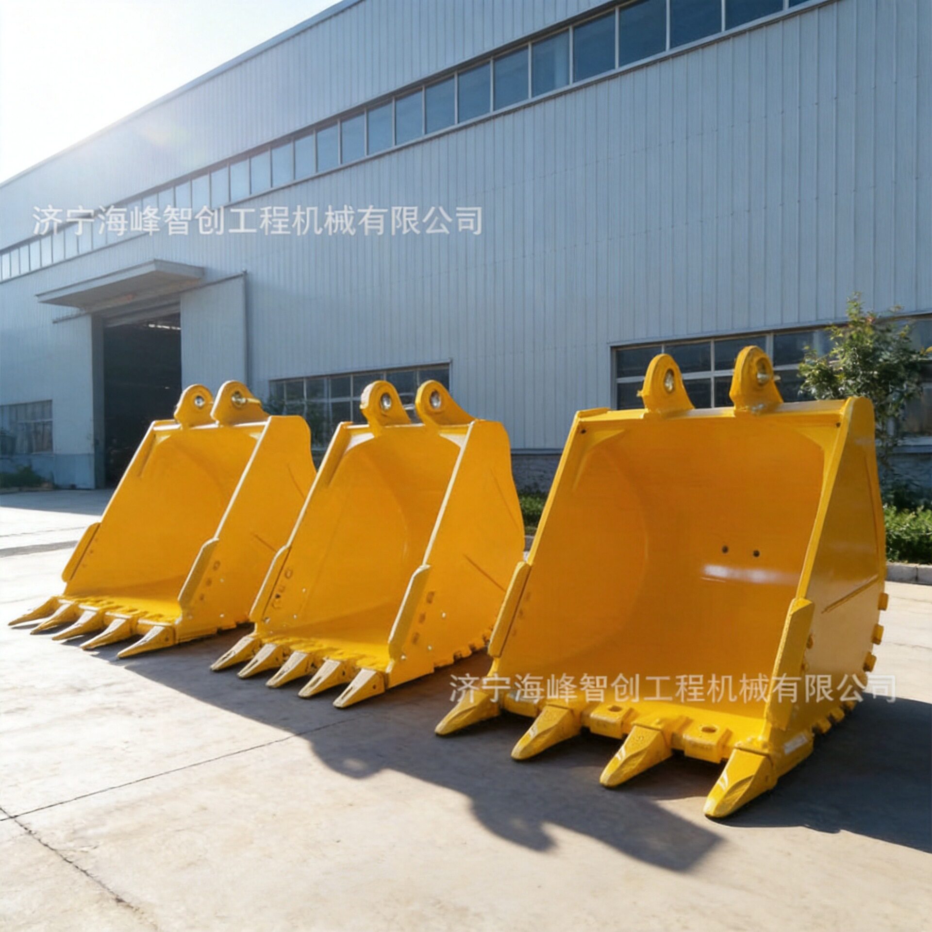 出口外贸挖掘机斗子土方作业用标准斗场地平整用刷坡斗梯形斗