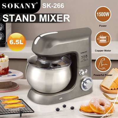 跨境sokany266家用揉面机和面机台式搅拌机Stand Mixer  6.5L;