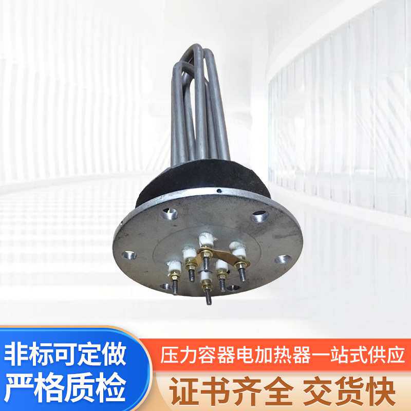 蒸烫机加热管 蒸汽电锅炉电热管 φ170法兰电热管 12KW 18KW20KW