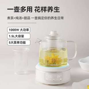Glasslock养生壶泡茶煮茶器多功能家用烧水壶小型玻璃养生壶