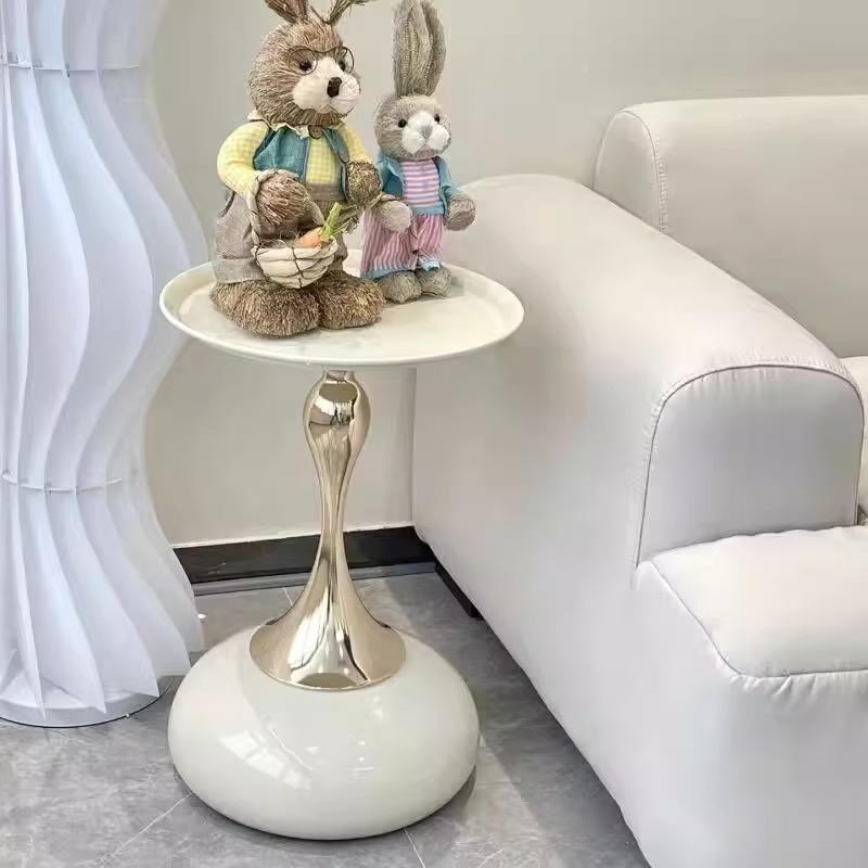 式铁艺几边小户型家用厅欧沙发边小蛮腰法式茶SDFG4SD9几卧室床头