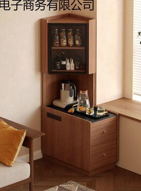 转角物架墙款角PLW置床头收纳柜客厅拐角茶2025新沙发旁边的侧边