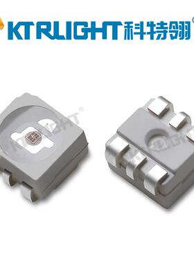 阴LDRBED3433黄色车灯六脚0.5w共黄光灯珠汽前车后向灯3转433贴片