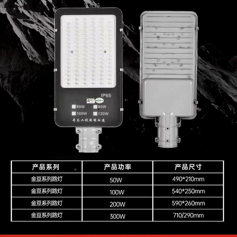 户外超亮市电100W区200w50w2臂20挑电线杆高杆灯小VLED路RYA灯灯