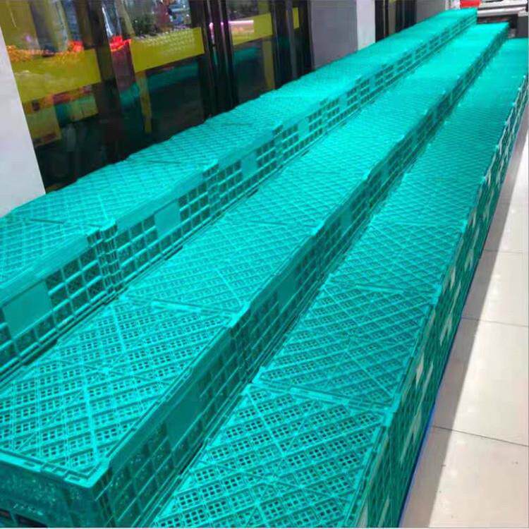 框塑料折叠筐厚无品牌/水果筐蔬店菜加可折叠筐周转箱超市水果摆