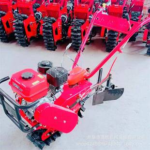 农用手推式柴草油多功能耘播链机家田用麦AWI轨式精播机除犁地机
