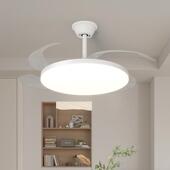 吊扇灯2025款 881L吸ED卧室现代顶中山灯具饰餐客厅隐形电扇灯风家