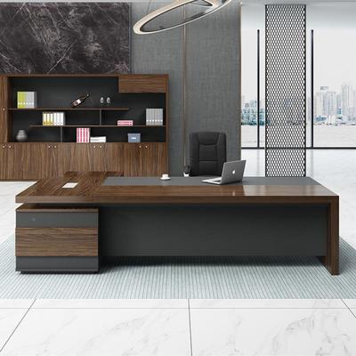 成都简家中具FRY20215式大班台总裁主管经理办公桌现代约公时尚老