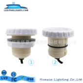 CP95 电W商销嵌入式 水泥池胶膜池HX LED泳池底灯39W七热彩水灯IP6