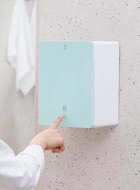 卫生间民免打孔自感应纸巾抽出纸机酒盒店1GZ64041宿防尘智能动纸