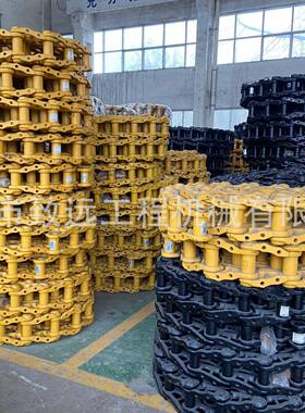 轨PC400挖机链履带板支重轮各种品牌轮托涨紧油缸，PC40勾机链0条