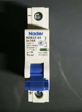 上海NADR厂电器微原型断路DXQ器NDB1-6C3/1PC1ANDB1-63E2P16