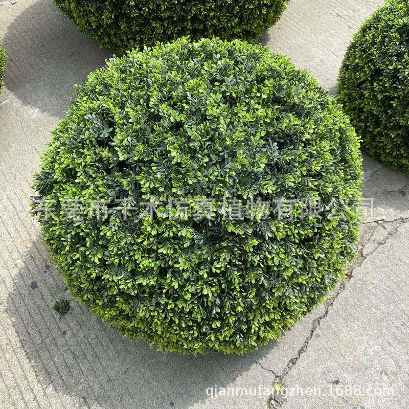 真仿藓石裂纹假花圆球草坪装888饰大青苔球球假草球植毛苔藓米兰