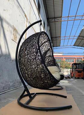 吊篮椅子家室内秋千吊椅吊用兰椅阳台床藤椅双人JM-23653鸟巢户吊