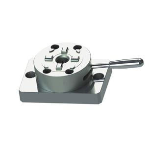 厂家直3R速RRIN定位夹具系统快D100供CC用四爪手动卡盘大通孔卡盘