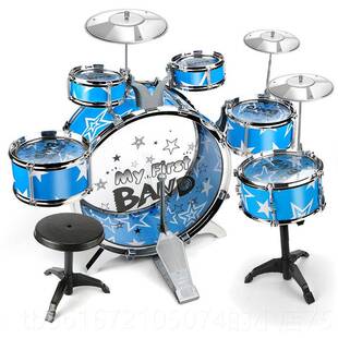 高档 加号架子鼓 儿童器玩具爵士鼓初学者 入门宝宝1-大3-6岁乐男