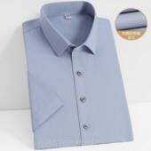 白衬衫 高档o男女同款 作服长短袖 制刺绣工log上班服商定务销售上班