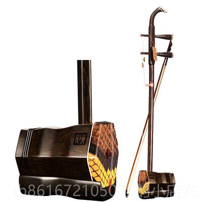 高档闻韶苏州二胡乐器厂家销二泉二二直泉琴黑檀二胡成人演奏专胡