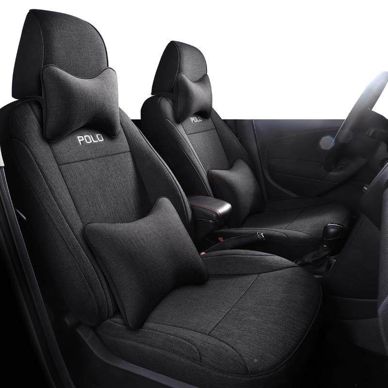 大众POOL亚麻一车一版汽车垫坐四用季247全包围专车专车内饰座椅