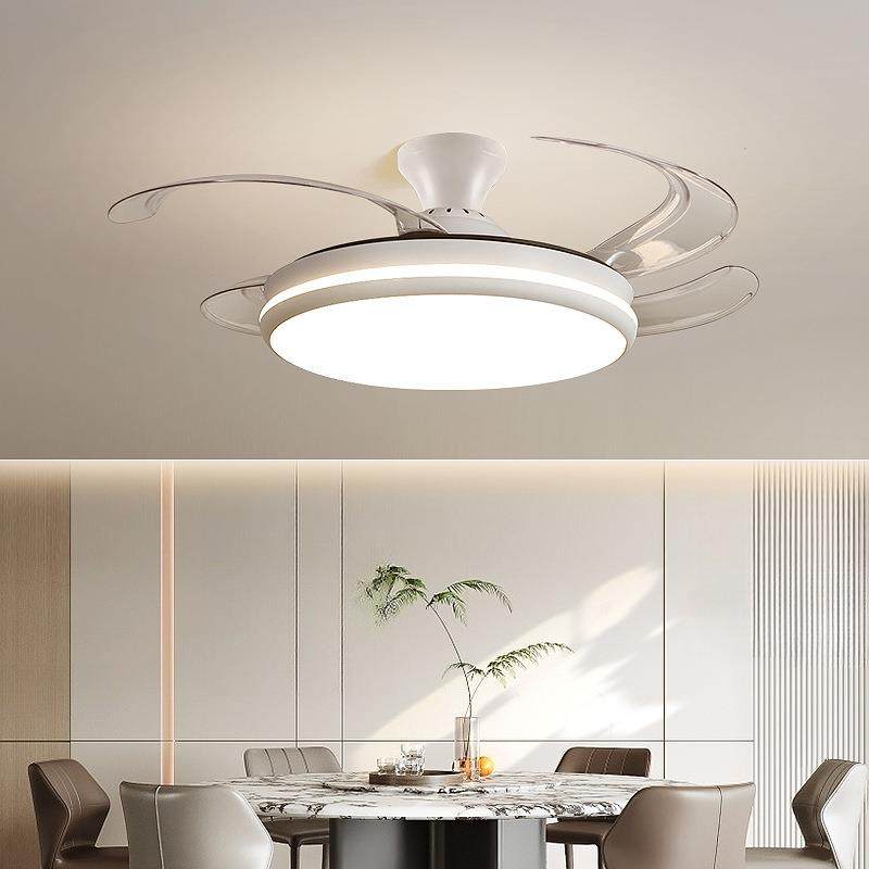 隐形风灯220代5265新款吊扇扇灯现简约卧室餐厅护眼客厅电扇吸顶