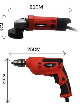 202148新角磨机电钻家用功组套电动工具两件套装工厂4多款能