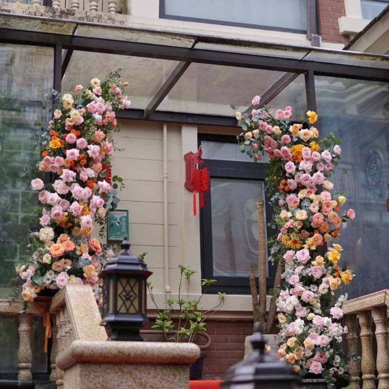 假花拱门拍照森子系婚庆半圆典弧形拱牛门BHEHepjm花架角月牙木架,节庆用品/礼品,拱门,淘宝优惠券,粉丝福利购,淘宝优惠卷