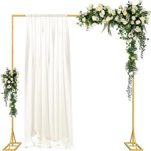 婚*/1473庆道具舞台装饰架婚礼区庆派对气球拱背门典支架景路引场