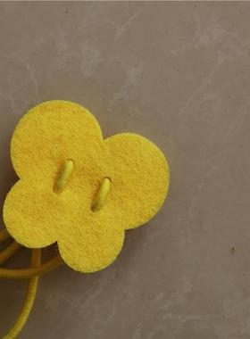 蝴蝶黄色毛毡可猫扣毡175宠物逗猫咪头用品配饰黄色蝴蝶爱毛2mm毛
