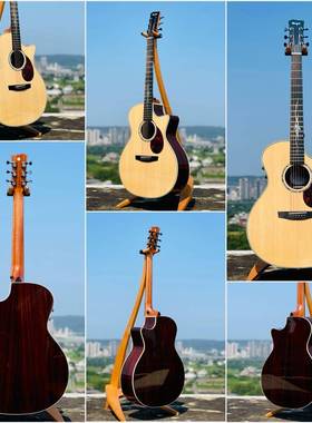 电oQ1Q1PROPr1寸民谣吉他木单板指弹专业4演奏箱琴