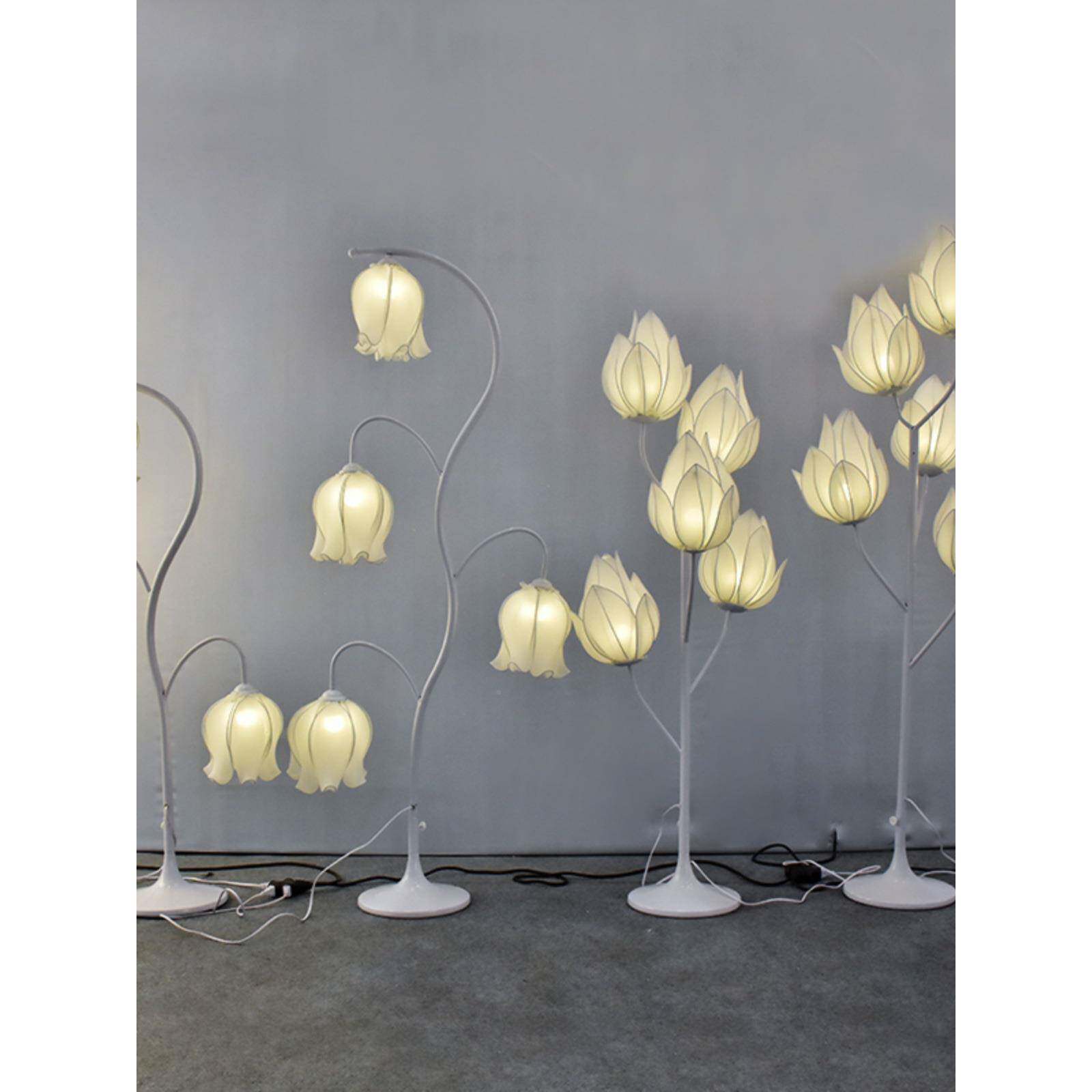 婚庆发光兰花场蕾路引铃灯光装饰台婚礼景铁艺布F765S5T6置舞摆件