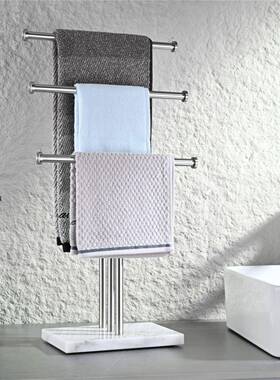 不锈钢3子04加厚多层置厨房物大石落地理台面收纳储物架浴室96713