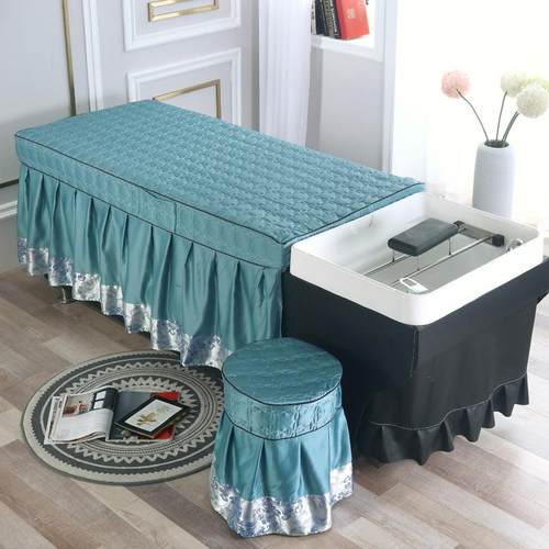 CBA泰式头床罩头疗头理发养发美发OE02按摩推拿床罩店四件套洗洗