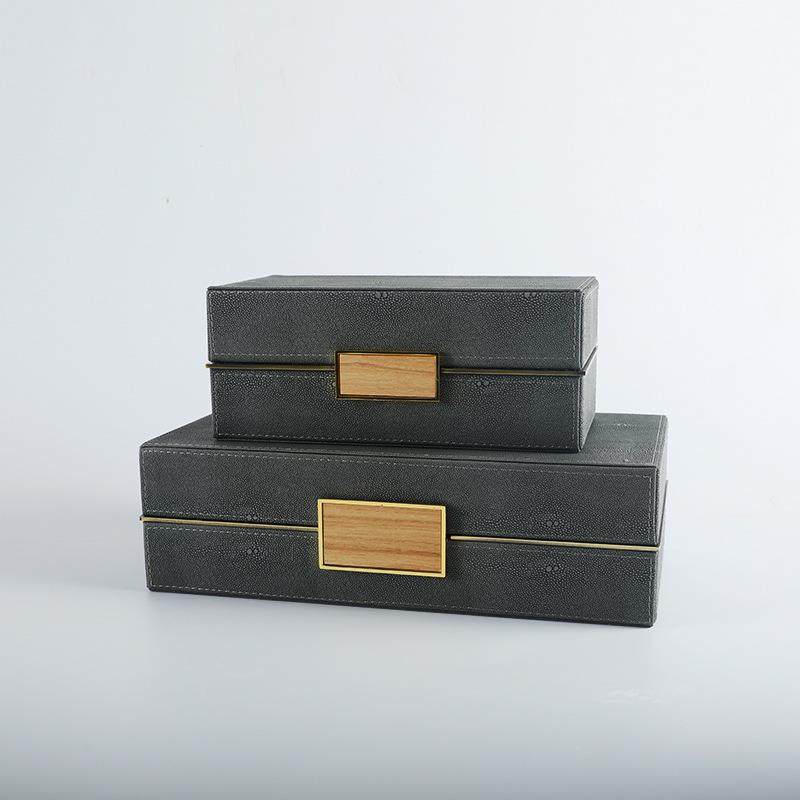 新中式木质皮革首饰收纳盒样板房间售楼处卧室梳妆台装饰品摆件,鲜花速递/花卉仿真/绿植园艺,割草机/草坪机,淘宝优惠券,粉丝福利购,淘宝优惠卷