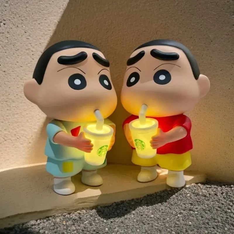 星巴克奶茶潮玩桌面卧室发光摆件