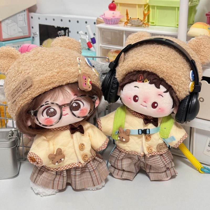 棉花娃娃男娃衣服毛绒公仔换装