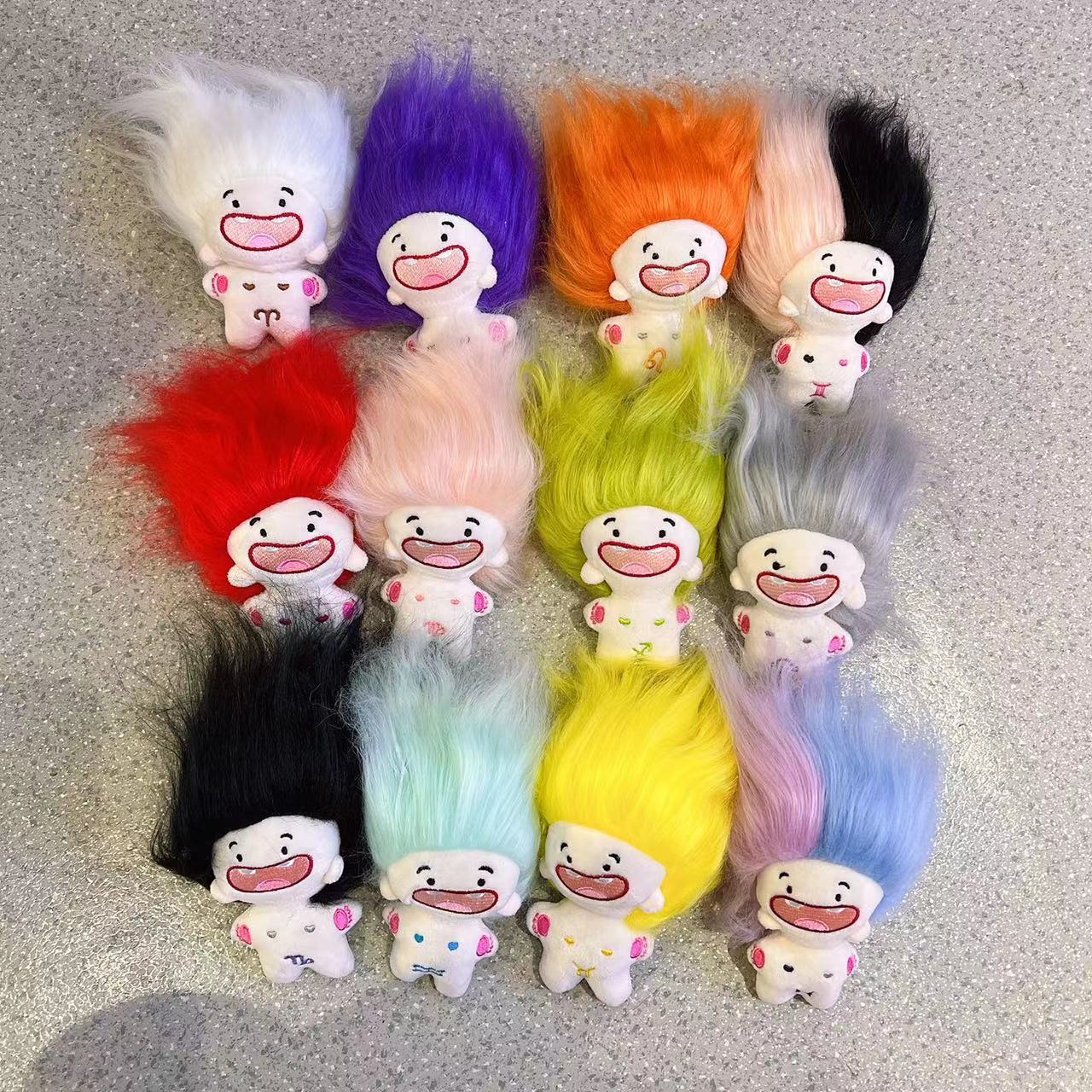 小红书爆款搞笑裸娃公仔十二星座