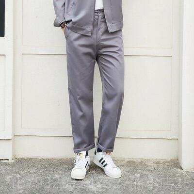 高档藏蓝裤款子男工作服季春秋冬夏季磨薄耐车间汽修工厂女下装劳