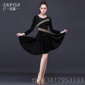 新款 练人国标跳舞蹈表演功服 洋装 贝莎装 拉丁舞服女春夏成新款