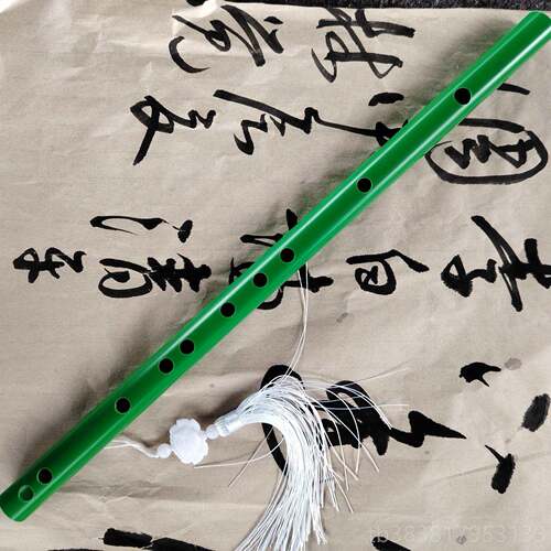 高档乐器一仿苦竹笛子咕绿咚淮竹古节风笛色白色入横笛c门os拍照