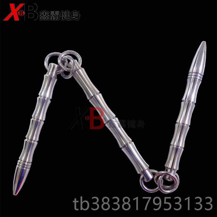 高档身便携式袖鞭不防锈钢实心实战三截鞭鞭棍武术三软兵器节袖鞭