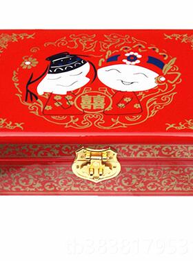 新款订婚三制金婚彩礼首饰盒木复古2024新款婚嫁结聘黄礼金收纳盒