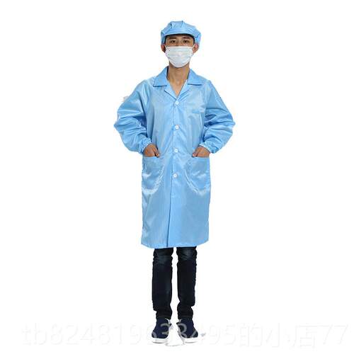 新款加肥加大超大连号特号防电静体服连帽大褂分体静电衣无大尘防