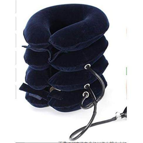 便携式颈椎牵引康复器四层颈椎牵引器家用颈托拉伸器家用u型枕