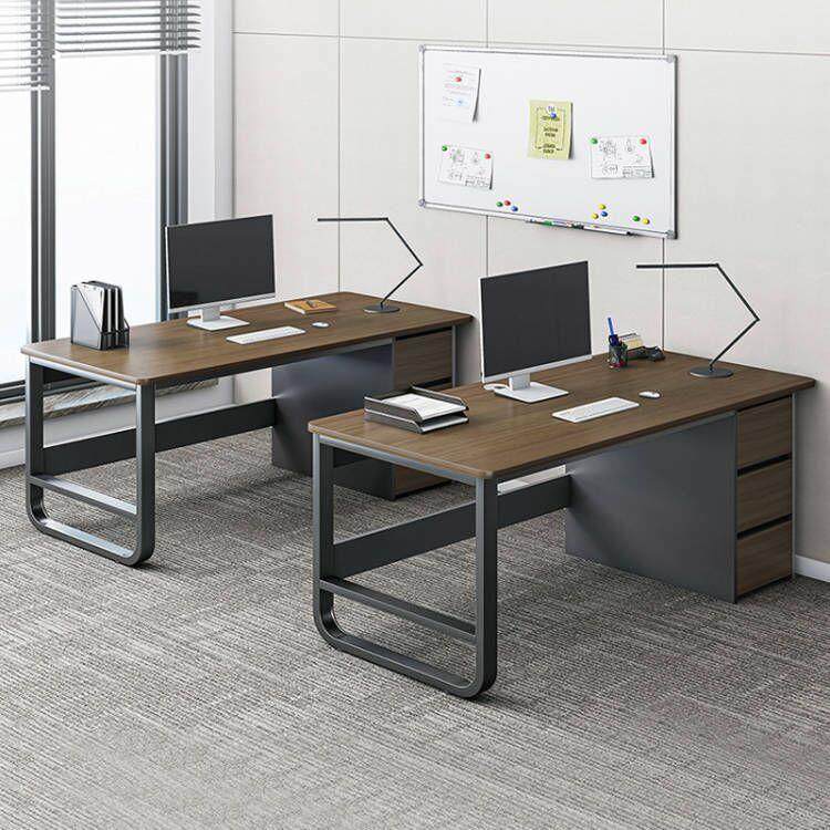 办公桌员工位简约现代办公室桌职员桌椅组合单人工位简易电脑桌子