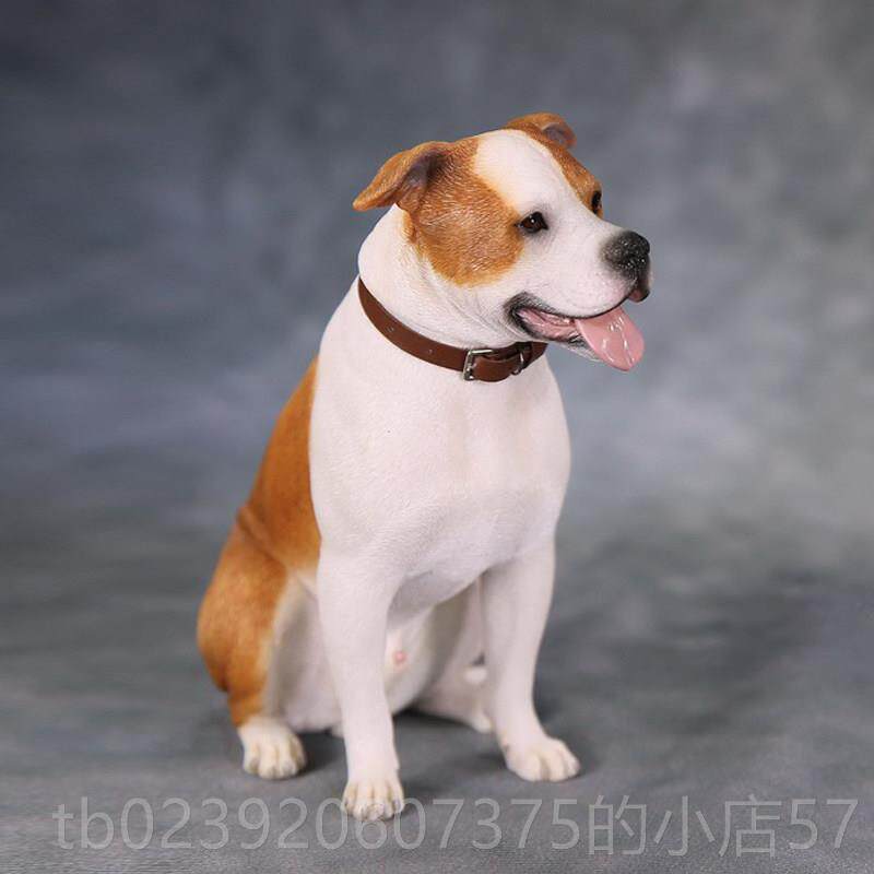 正品JXK动 模1/6 斯塔福梗型 仿真物潮玩狗树脂摆件兵人杀神爱犬